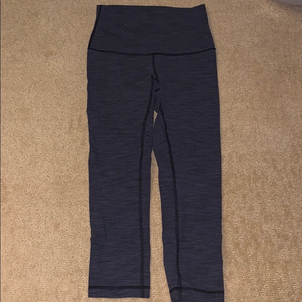 Lululemon high waisted cropped patterned leggings